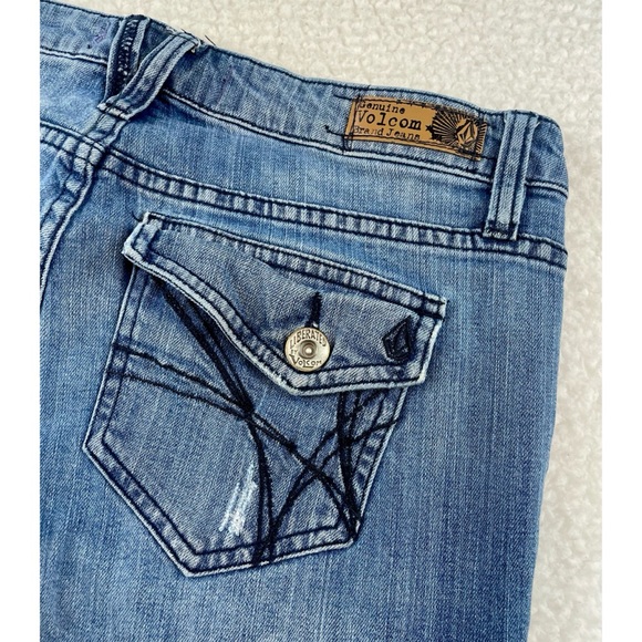 (VTG) VOLCOM • Y2K Distressed Bootcut Jeans - Picture 7 of 15